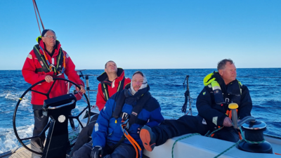 A birthday celebration and fine sailing on Rum Bucket 