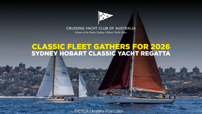 Classic fleet gathers for 2026 Sydney Hobart Classic Yacht Regatta