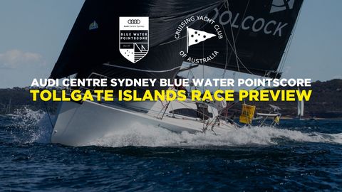 30- and 40-footers lead the Pointscore into Tollgate Islands Race