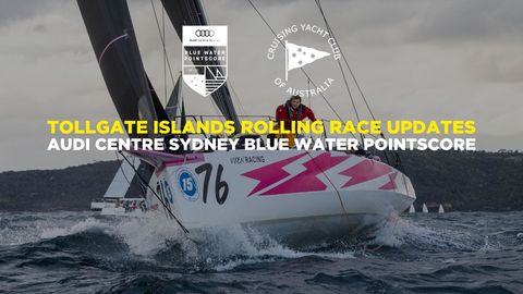 Race Updates - 2026 Audi Centre Sydney Blue Water Pointscore - Tollgate Islands Race