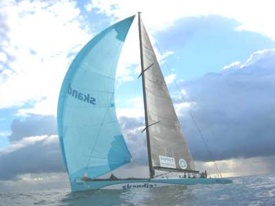 Skandia retires with keel damage in Tasman Sea