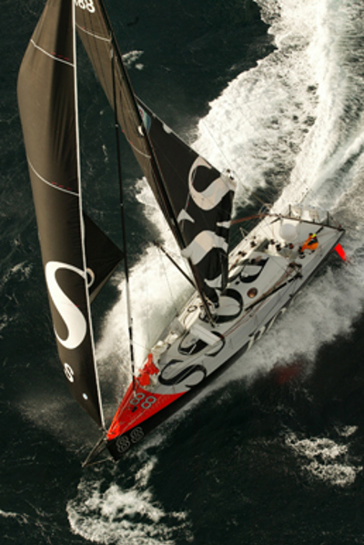 Lone sailor delighted to be back with the pack