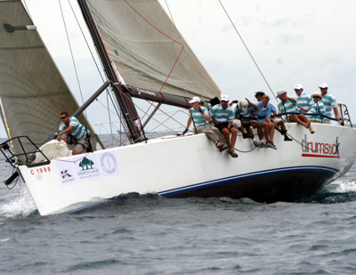 Quantum racing leads the DK 46s, but it was hairy