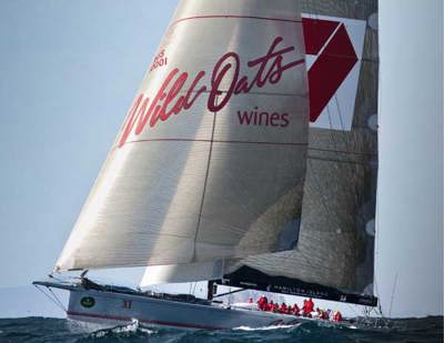 Wild Oats XI first boat home