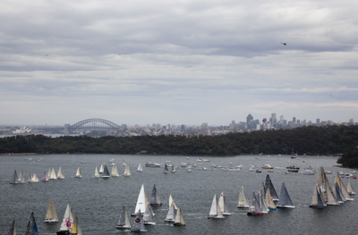 Alacrity - 2011 Rolex Sydney Hobart start