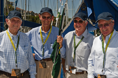 Syd Fischer, Bruce Gould, Tony Ellis and Bill Ratcliff - all of whom have completed 40 plus Hobarts