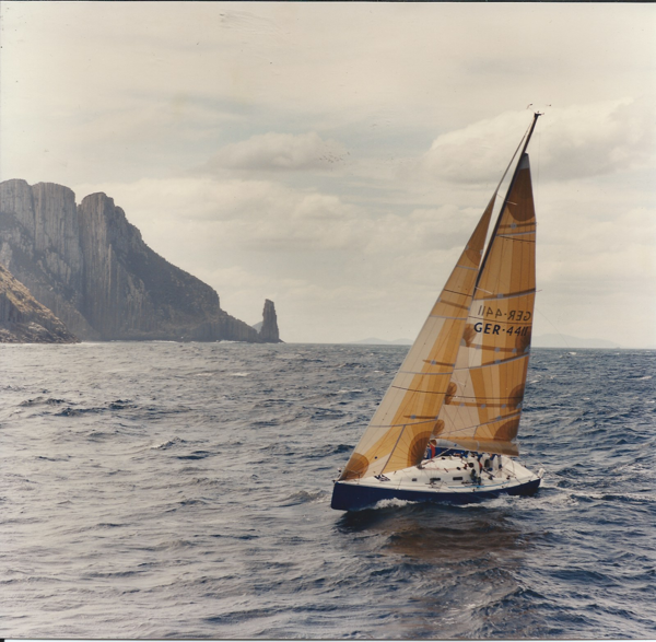 AUSTRALIA 45c Cinquantenario regata Sydney-Hobart CARTOLINA PA 1994 
