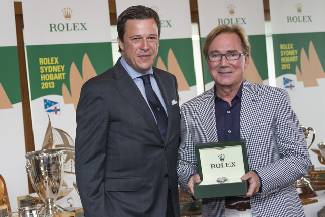  Trophy presentation closes 2013 Rolex Sydney Hobart Yacht Race