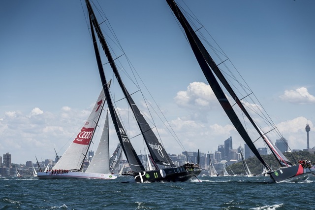 Wild Oats leads – multiple boats ahead of record 
