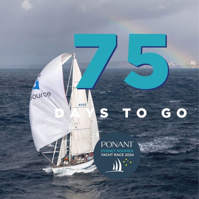 75 Days until the Ponant Sydney Noumea Yacht Race
