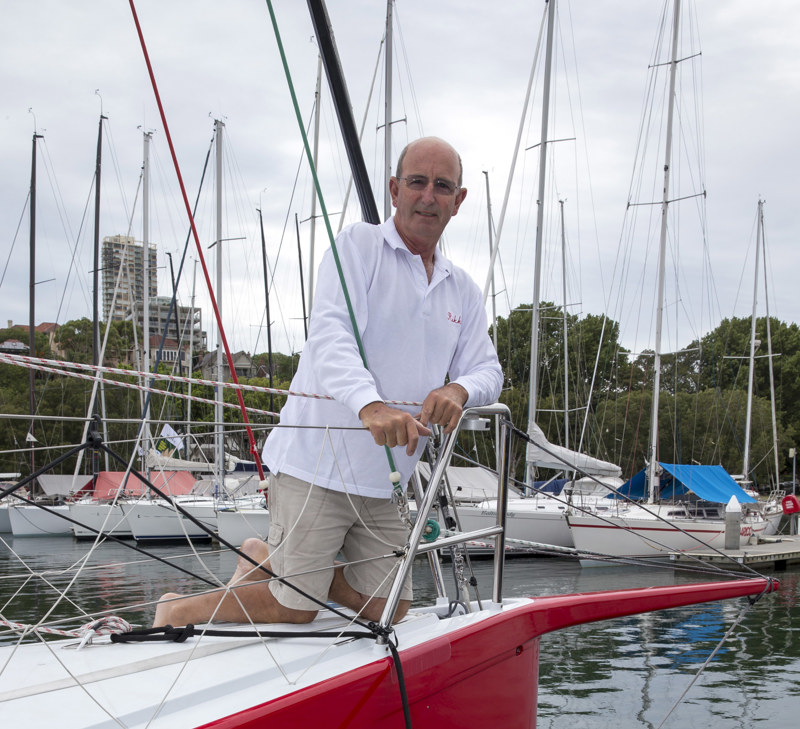 SAILING - Rolex Sydney to Hobart  2012 - 15/12/2012
photo credit: Andrea Francolini
left: Ray Haslar owner of RIKKI from New Zealand