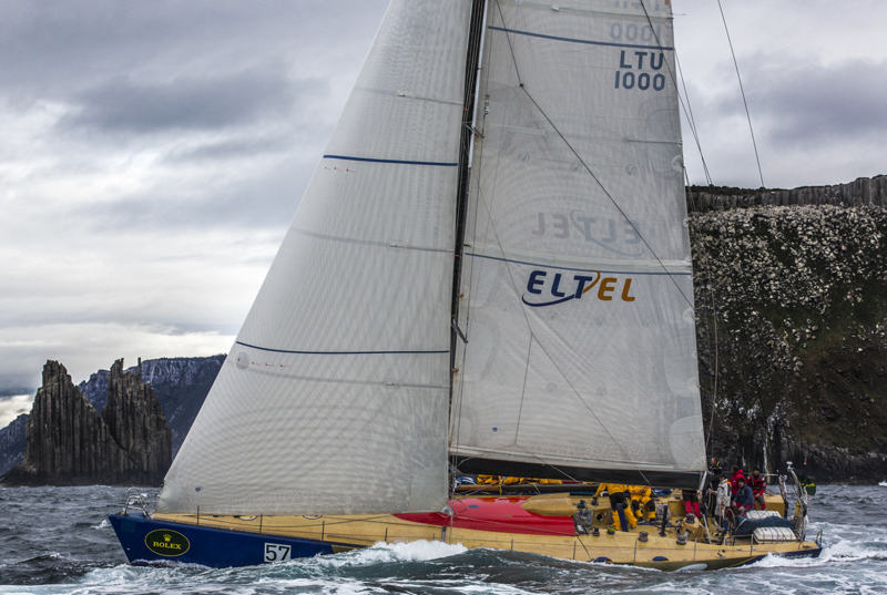 Lithuanian entrant Ambersail at Cape Pillar