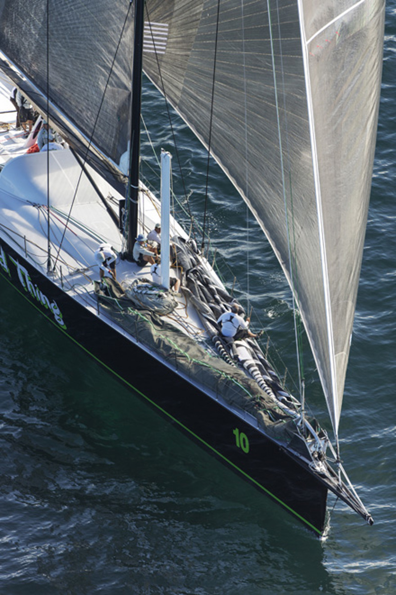 Wild Thing out in front and leads the race overall