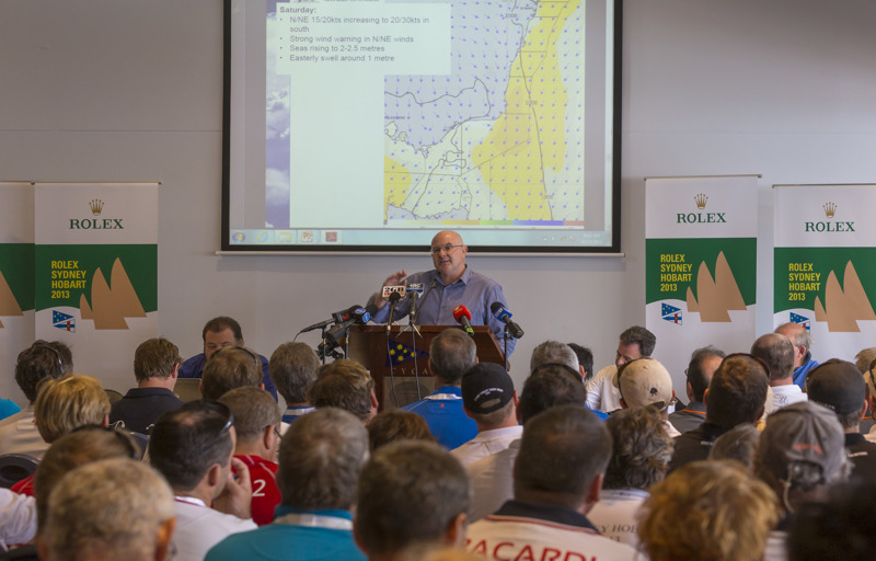 Crews receive the final briefing this morning