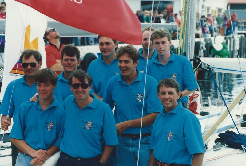 Cuckoos Nest (MYC2) - 1993 SHYR constitution Dock crew photo - Peter Campbell CYCA Archives