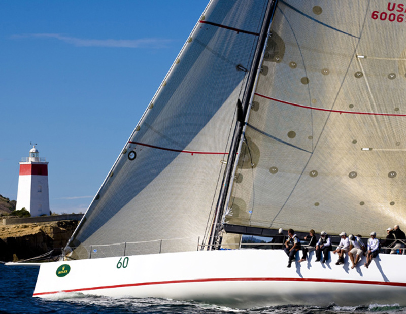 Rosebud passing the Iron Pot, representing the start of the River Derwent