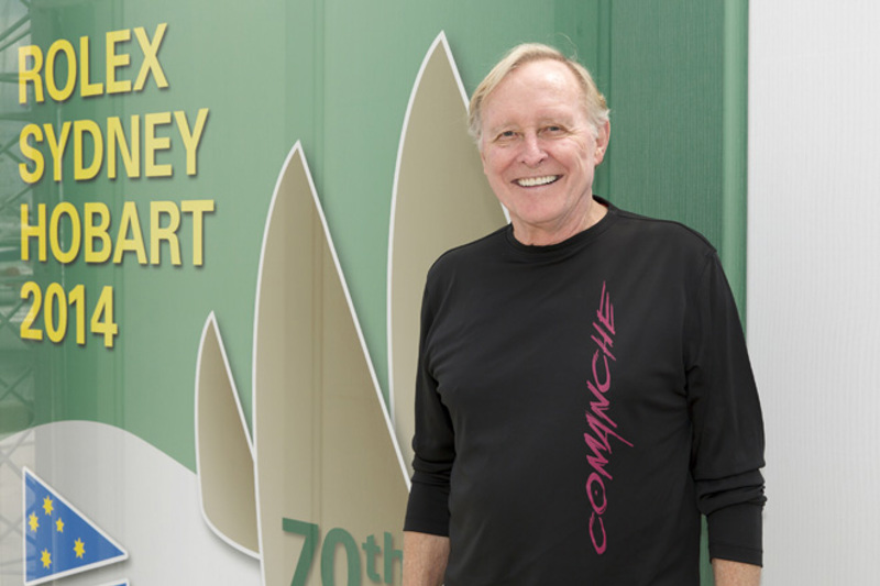 Jim Clark says not the ideal race for his new boat