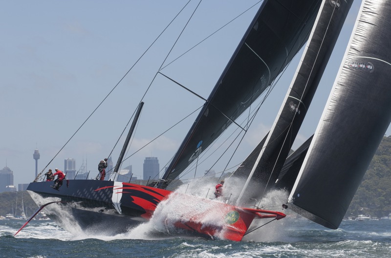 COMANCHE (USA) made the most impressive start to the 2014 Rolex Sydney Hobart Yacht