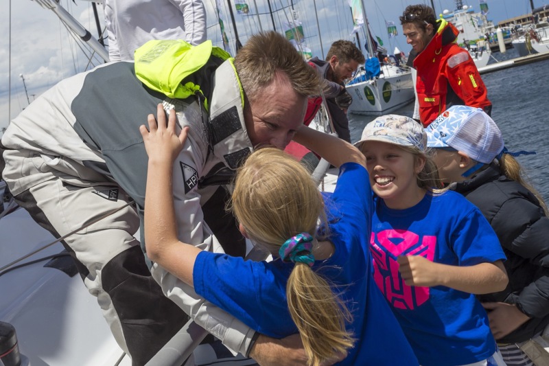 Dockside ambiance in Hobart