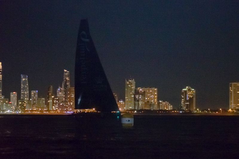 Perpetual Loyal crossing the finish line at Southport