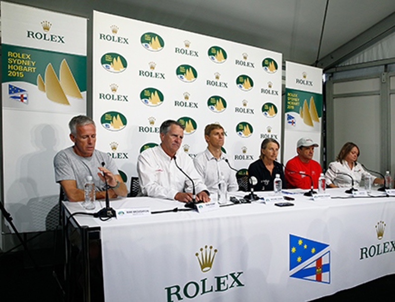 during the long range weather forecast press conference at the CYCA , Australia, Friday, December. 22nd, 2015. 