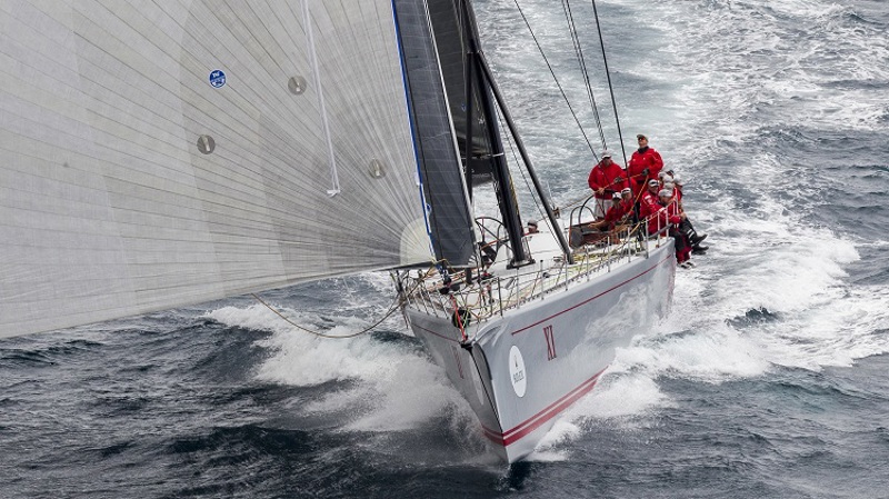 Wild Oats XI power sailing in 2015