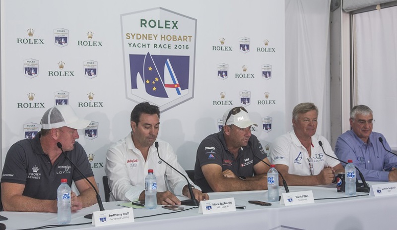 Today's panel (Anthony Bell, Mark Richards, David Witt, Ludde Ingvall and Sir Michael Hintze)