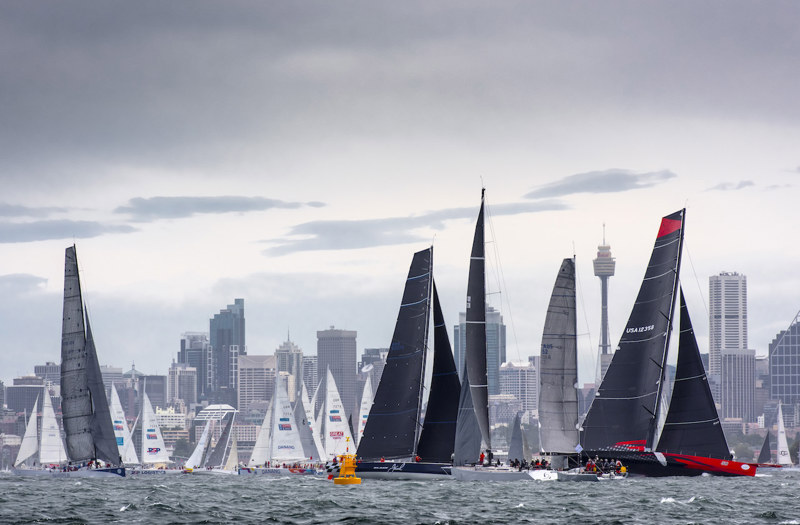 Last year's race start on Sydney Harbour