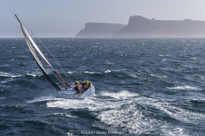 Ausreo approaching Tasman Island, Owner: Ian Creek, State/Nation: NSW, Design: Beneteau 47.7