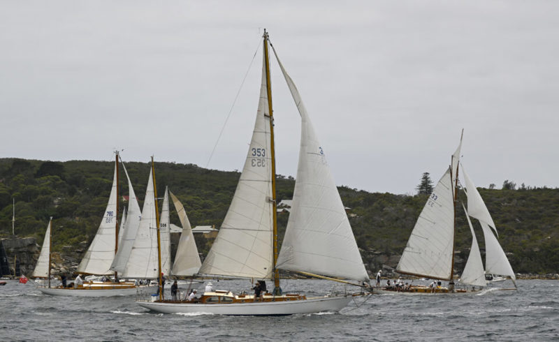 CYCA Sydney Hobart Classic Yacht Regatta, 8 December 2019 - Margaret Rintoul, Maris and Nerida at the start