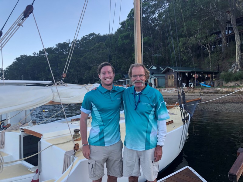 Ollie (L) and Michael (R) Bell will take on the 2022 Rolex Sydney Hobart aboard Minnie. 