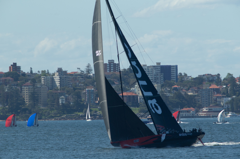 Andoo Comanche finishing the 2022 Tollgate Islands race