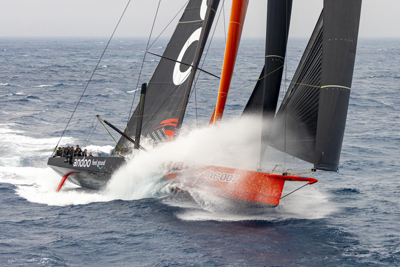 ANDOO COMANCHE, Bow n: AC007, Sail n: CAY007, Skipper: John Winning Jr, State-Nation: NSW, Design: VPLP 100