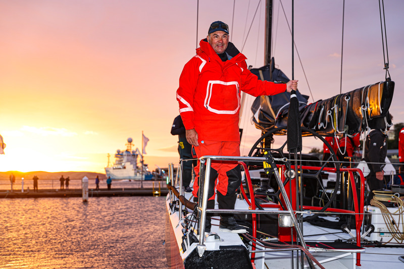 CYCA Commodore Sam Haynes, skipper of Celestial V70.   Image: CYCA | Salty Dingo