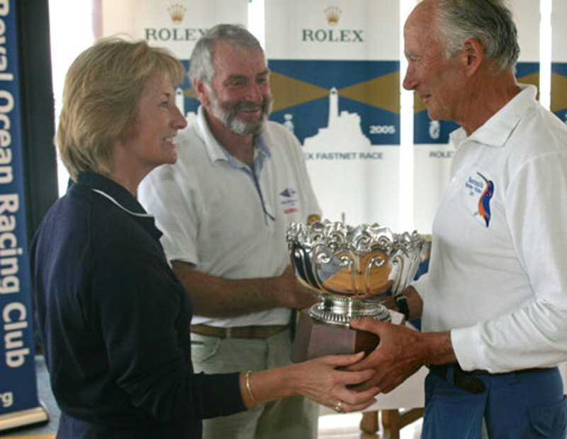 Alex Whitworth (right) and Berrimilla achieved great results in the Rolex Fastnet Race