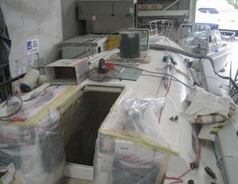 Alacrity is due back in the water 11 days before the start of the 2006 Rolex Sydney Hobart