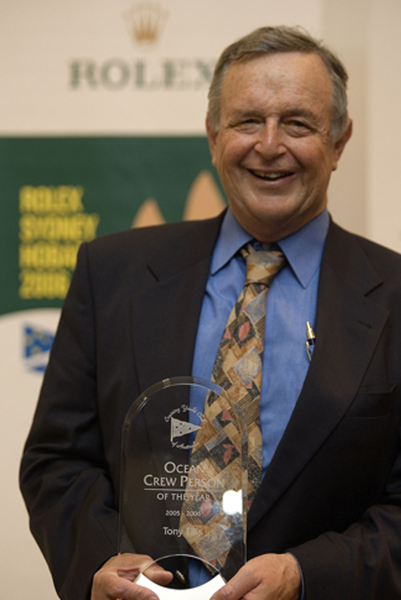 Tony Ellis, CYCA's Ocean Racing Crew Person of the Year 2006