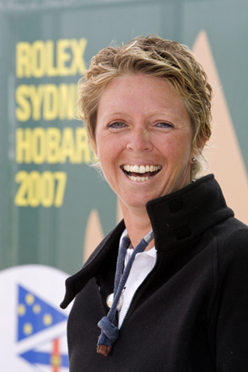 Breast cancer survivor Emma Pontin from Global Yacht Racing Kioni