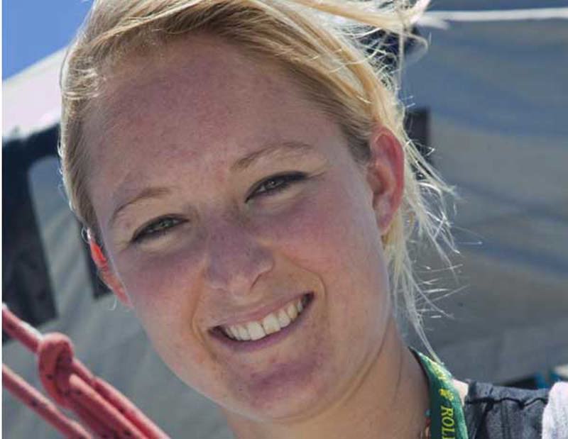 Sarah-Jane Blake, daughter of Sir Peter Blake and crew member of Lion New Zealand