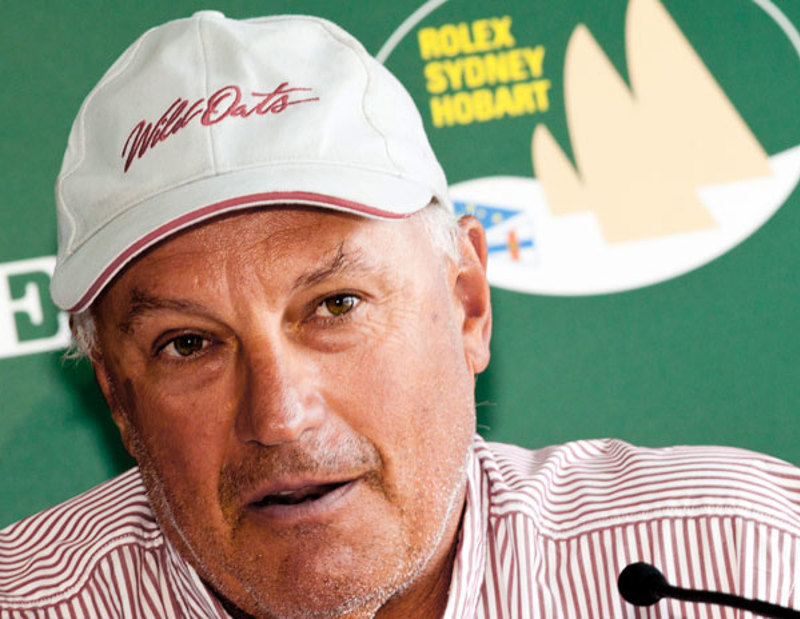 Wild Oats XI tactician Iain Murray at the race briefing press conference